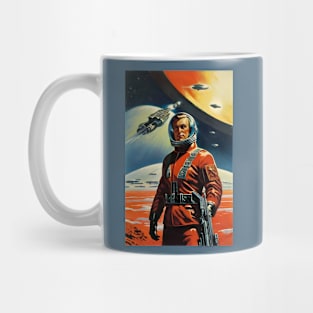 Soviet cosmonaut on mars Mug